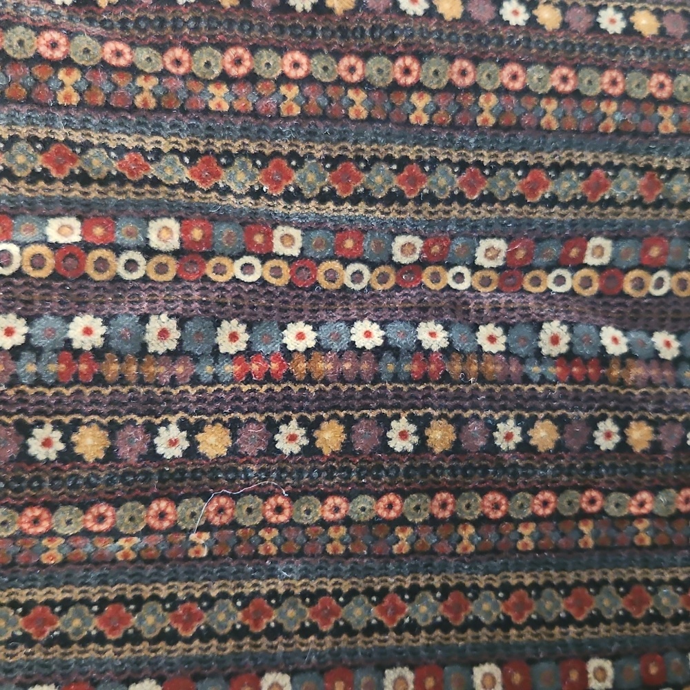 Vintage Express Brown Multicolor Mini Skirt